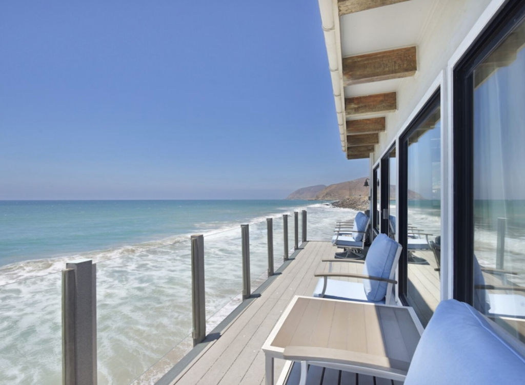 Luxe Beach House — luxury beachfront vacation rental in Malibu with direct beach access